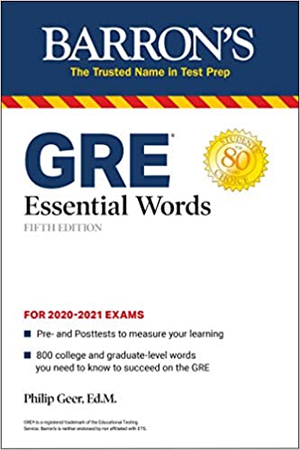 Barron’s Essential Words for the GRE 2020