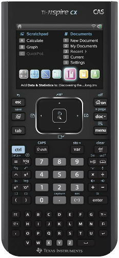 TI-Nspire CX CAS Graphing Calculator